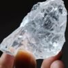 Highly transparent raw rock crystal quartz