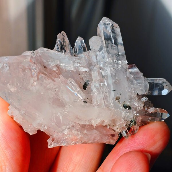 IMG_20260125_144537 Natural pink Lemurian quartz with flash