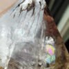 IMG_20260126_173707 Large Hexagonal Natural Quartz Point with Rainbow · High-Quality Clear Crystal · Collectible Piece with Metal Base
