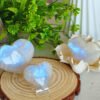 Natural Moonstone · Sphere and Heart · Collectible Crystal and Spiritual Decoration