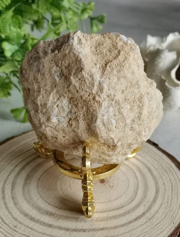 Natural sparkling druzy quartz geode from Morocco · Sugar effect crystals · Home decoration, collection, and display case