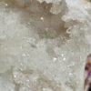 Natural sparkling druzy quartz geode from Morocco · Sugar effect crystals · Home decoration, collection, and display case