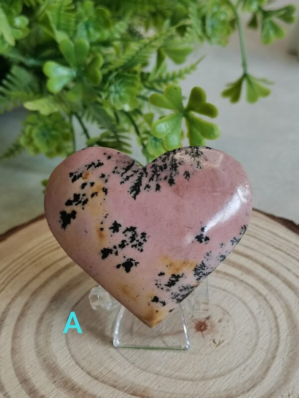 Natural Picture Jasper Heart – Polished Landscape Jasper – Home Decor, Meditation, and Collectibles