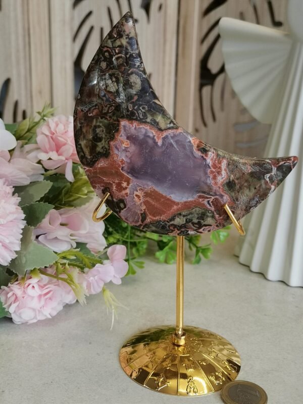 Jaspe y Ágata Mineral natural luna