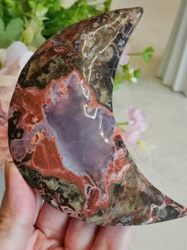 Jaspe y Ágata Mineral natural luna