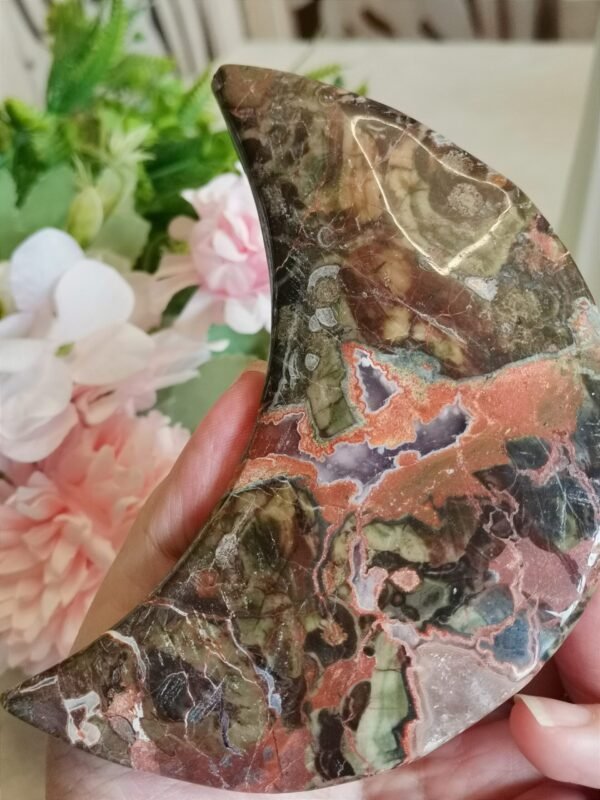 Jaspe y Ágata Mineral natural luna