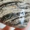 Natural Ocean Jasper Heart · Distinctive Zebra Pattern · Decorative Piece with Geode · Collectible Crystal