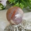 oznorCO Esfera de ágata sakura rosa natural