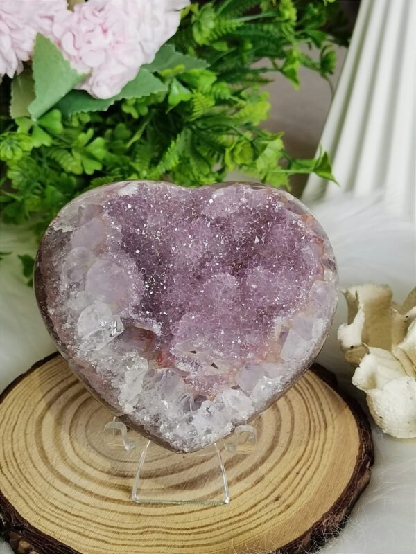 Corazón de Amatista Natural AAA+ Grande