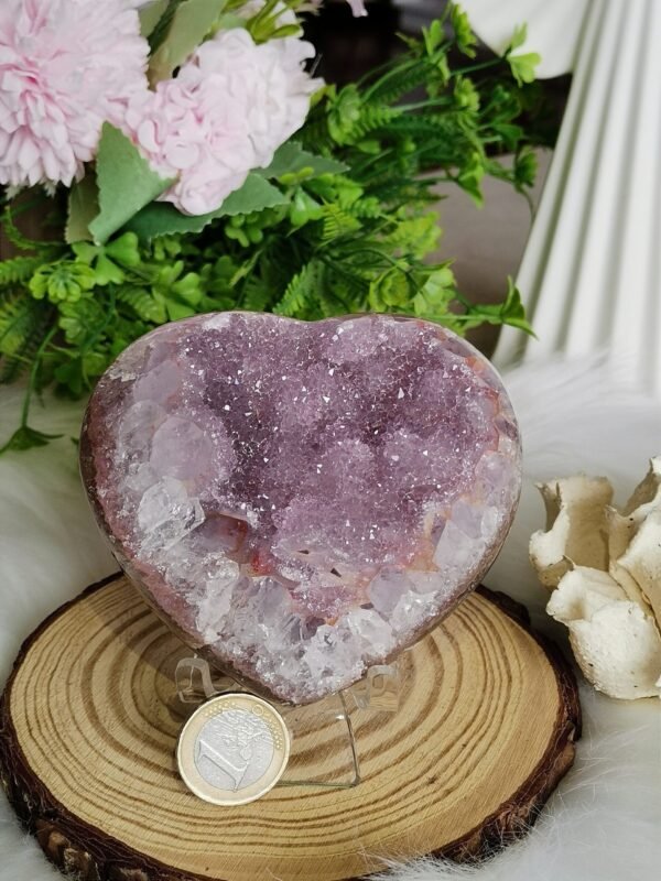 Corazón de Amatista Natural AAA+ Grande