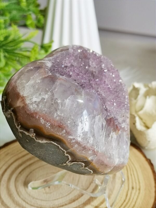 Corazón de Amatista Natural AAA+ Grande