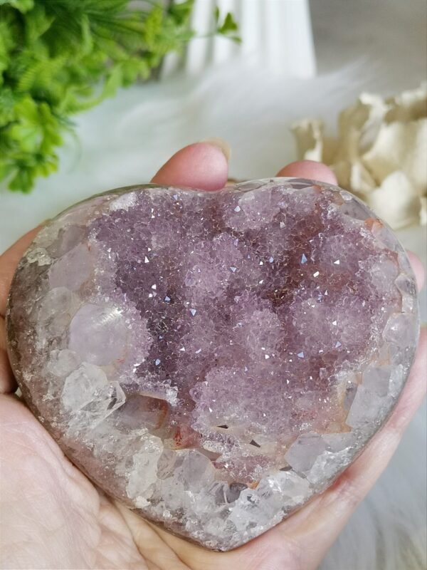 Corazón de Amatista Natural AAA+ Grande
