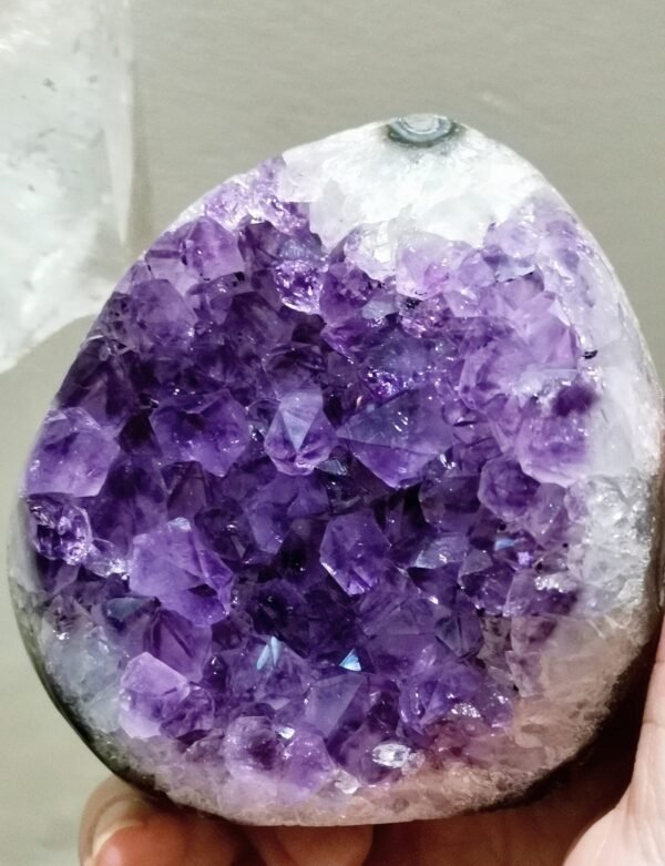 Geoda de Amatista Natural Color Intenso · Pieza Estable · Decoración del Hogar · Cristal de Meditación y Colección