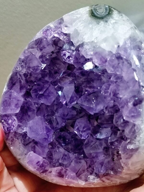 Geoda de Amatista Natural Color Intenso · Pieza Estable · Decoración del Hogar · Cristal de Meditación y Colección