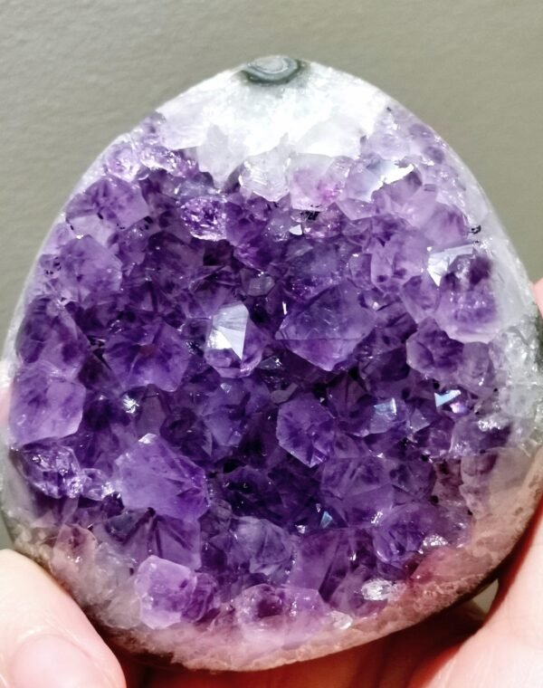 Geoda de Amatista Natural Color Intenso · Pieza Estable · Decoración del Hogar · Cristal de Meditación y Colección