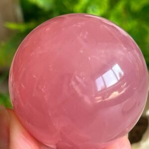 Esfera de Cuarzo Rosa natural