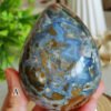 mmexport1769616568076 Natural Ocean Jasper Egg · Defined Pattern with Cavities · Decorative and Collectible Piece