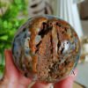 mmexport1769616571939 Natural Ocean Jasper Egg · Defined Pattern with Cavities · Decorative and Collectible Piece