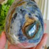 mmexport1769616629535 Natural Ocean Jasper Egg · Defined Pattern with Cavities · Decorative and Collectible Piece