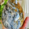 mmexport1769616632637 Natural Ocean Jasper Egg · Defined Pattern with Cavities · Decorative and Collectible Piece
