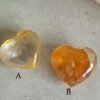 Natural Yellow Garden Quartz Heart · Clear Crystal with Inclusions · Collectible and Energy Decorative Piece