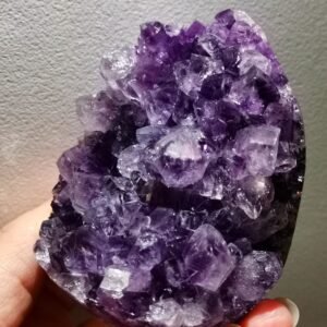 oznorCO Natural Amethyst Druse with Large Crystals · Intense Violet · Home Decor · Meditation · Collection