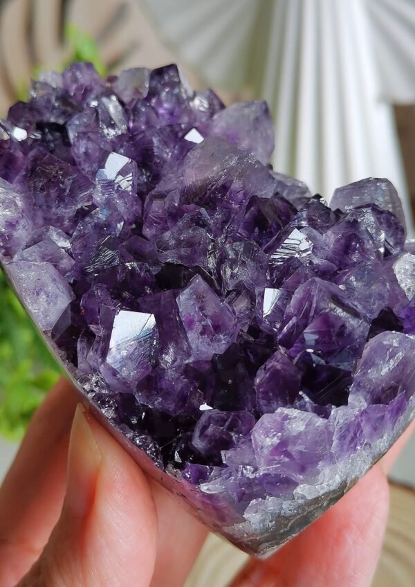 Natural Amethyst Druse with Large Crystals · Intense Violet · Home Decor · Meditation · Collection