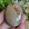 Natural palm stone wish stone · Ocean jasper / Amazonite / Carnelian / Opal / Quartz with inclusions · Meditation and collection stone