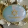 Natural palm stone wish stone · Ocean jasper / Amazonite / Carnelian / Opal / Quartz with inclusions · Meditation and collection stone