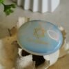 Natural palm stone wish stone · Ocean jasper / Amazonite / Carnelian / Opal / Quartz with inclusions · Meditation and collection stone