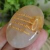 Natural palm stone wish stone · Ocean jasper / Amazonite / Carnelian / Opal / Quartz with inclusions · Meditation and collection stone