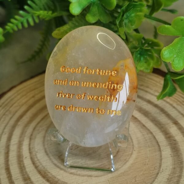 Natural palm stone wish stone · Ocean jasper / Amazonite / Carnelian / Opal / Quartz with inclusions · Meditation and collection stone