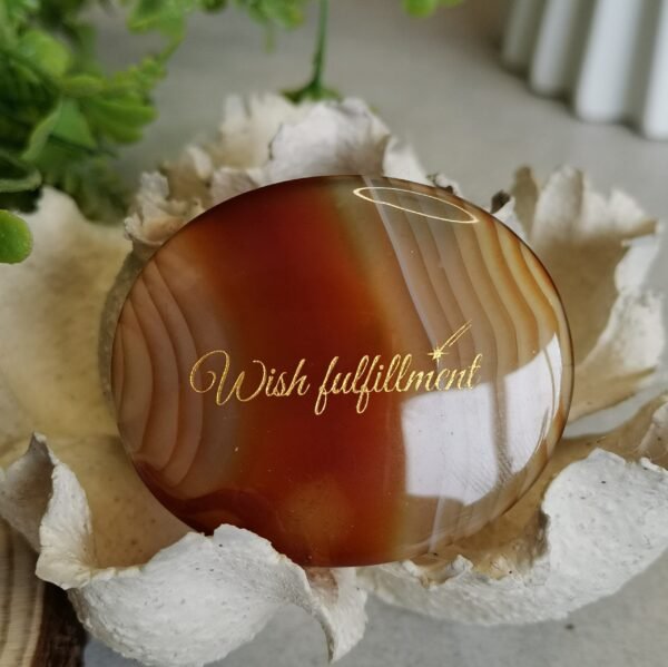 Natural palm stone wish stone · Ocean jasper / Amazonite / Carnelian / Opal / Quartz with inclusions · Meditation and collection stone