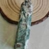 Natural Green Sakura Agate Tower · Polished energy column · Home decoration · Crystal for meditation and collection