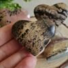 Natural Picture Jasper Heart – Polished Landscape Jasper – Home Decor, Meditation, and Collectibles