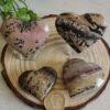 Natural Picture Jasper Heart – Polished Landscape Jasper – Home Decor, Meditation, and Collectibles