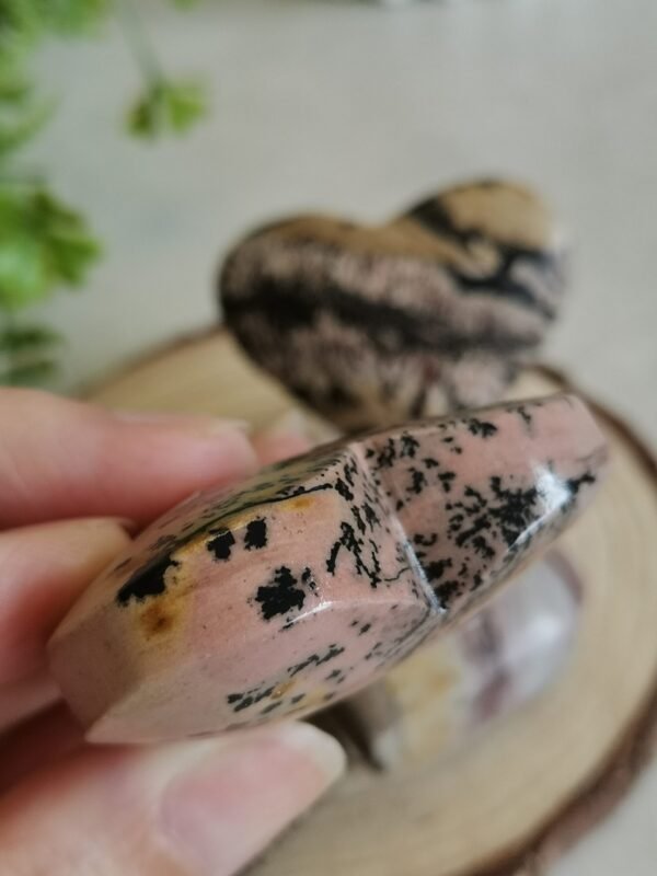 Natural Picture Jasper Heart – Polished Landscape Jasper – Home Decor, Meditation, and Collectibles