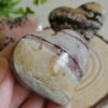 Natural Picture Jasper Heart – Polished Landscape Jasper – Home Decor, Meditation, and Collectibles