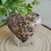 Natural Picture Jasper Heart – Polished Landscape Jasper – Home Decor, Meditation, and Collectibles