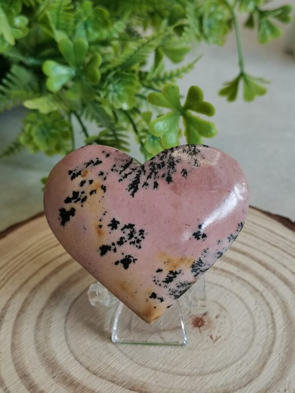 Natural Picture Jasper Heart – Polished Landscape Jasper – Home Decor, Meditation, and Collectibles