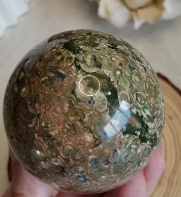 oznorCO Esfera de Peacock Stone (Bornita)