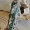 Natural Green Sakura Agate Tower · Polished energy column · Home decoration · Crystal for meditation and collection
