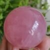Esfera de Cuarzo Rosa natural