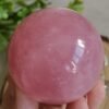 Esfera de Cuarzo Rosa natural
