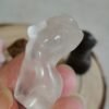 Female figure - White Quartz Fluorescent Yooperlite female figure