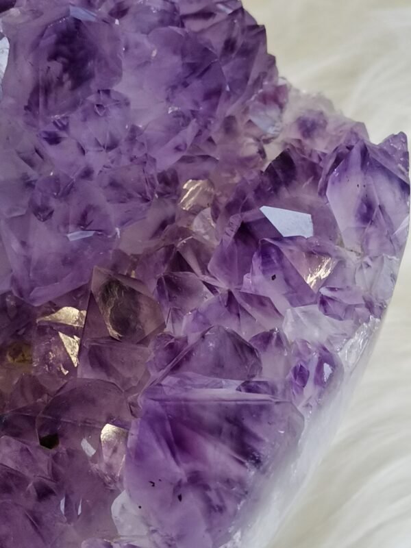 Huevo de amatista morada Large size