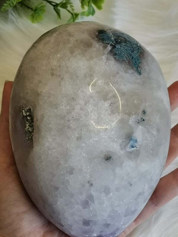 Huevo de amatista morada Large size