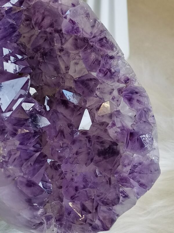 Huevo de amatista morada Large size