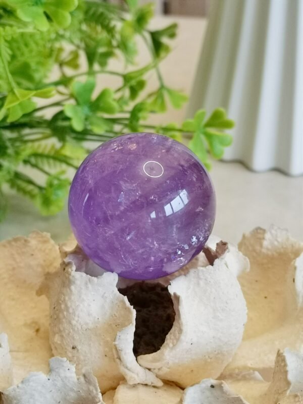 Bola de amatista natural