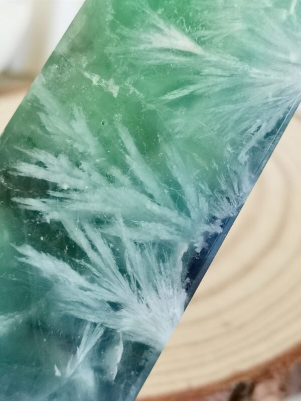 Natural fluorite tower